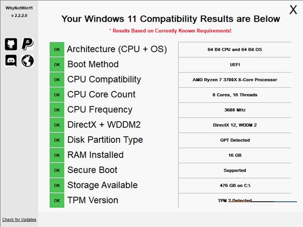 win11怎么检测能不能升级 win11配置检测教程